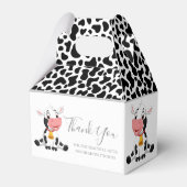 Ballotins impression de vache noir et blanc Ballotin (Verso)