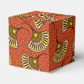 Ballotins Impression d'éventail Ankara rouge (Arrière)