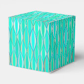 Ballotins Impression du ruban du milieu du siècle - tons tur (Arrière)