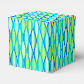 Ballotins Impression du ruban du milieu du siècle - turquois (Arrière)