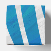 Ballotins Impression en bleu et blanc Zebra (Haut)