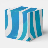 Ballotins Impression en bleu et blanc Zebra (Arrière)