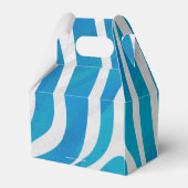 Ballotins Impression en bleu et blanc Zebra (Arrière)