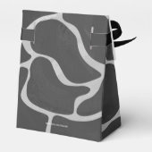 Ballotins Impression Giraffe noir et gris clair (Arrière)