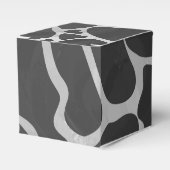 Ballotins Impression Giraffe noir et gris clair (Verso)