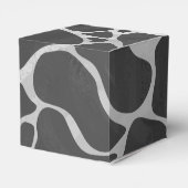 Ballotins Impression Giraffe noir et gris clair (Arrière)