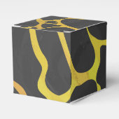 Ballotins Impression Giraffe noir et jaune (Verso)