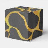 Ballotins Impression Giraffe noir et jaune (Arrière)