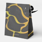 Ballotins Impression Giraffe noir et jaune (Arrière)