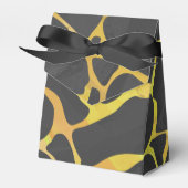 Ballotins Impression Giraffe noir et jaune (Verso)
