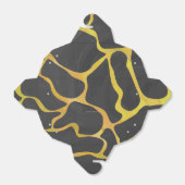 Ballotins Impression Giraffe noir et jaune (Déplié)