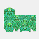 Ballotins Impression Hyacinthe de William Morris, vert émera (Déplié)