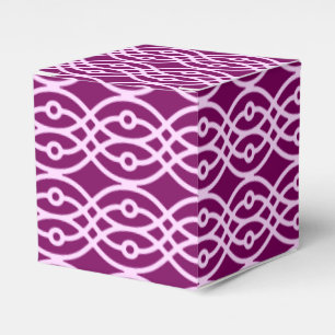 Ballotins Impression kimono, prune et rose