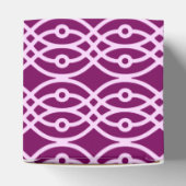 Ballotins Impression kimono, prune et rose (Haut)