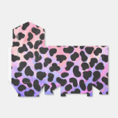 Ballotins Impression noir et rose dalmate (Déplié)