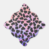 Ballotins Impression noir et rose dalmate (Déplié)