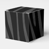 Ballotins Impression noire et grise Zebra (Verso)