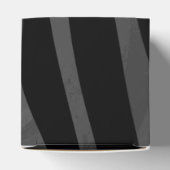 Ballotins Impression noire et grise Zebra (Haut)