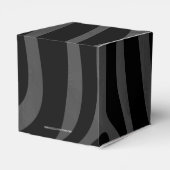 Ballotins Impression noire et grise Zebra (Arrière)