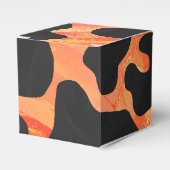 Ballotins Impression noire et orange de vache (Verso)