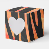 Ballotins Impression noire et orange Zebra (Verso)