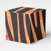 Ballotins Impression noire et orange Zebra (Verso)