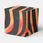 Ballotins Impression noire et orange Zebra (Arrière)