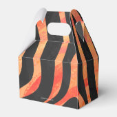 Ballotins Impression noire et orange Zebra (Arrière)