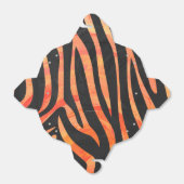 Ballotins Impression noire et orange Zebra (Déplié)