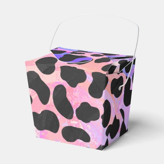 Ballotins Impression noire et rose dalmate (Verso)