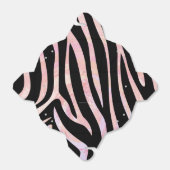 Ballotins Impression noire et rose Zebra (Déplié)