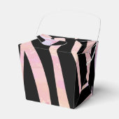 Ballotins Impression noire et rose Zebra (Verso)