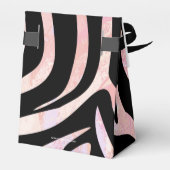Ballotins Impression noire et rose Zebra (Arrière)