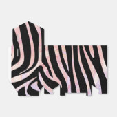 Ballotins Impression noire et rose Zebra (Déplié)