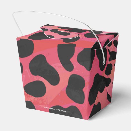 Ballotins Impression noire et rouge dalmate (Arrière)