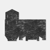 Ballotins Impression noire Sparkle Zebra (Déplié)