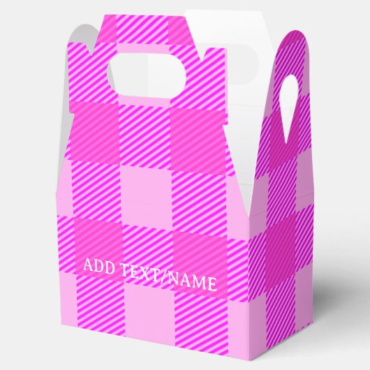 Ballotins Impression Plantée en rose personnalisée (Ouvert)