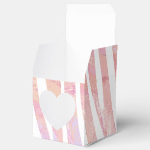 Ballotins Impression rose et blanc Zebra