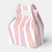 Ballotins Impression rose et blanc Zebra (Verso)