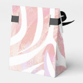 Ballotins Impression rose et blanc Zebra (Arrière)