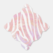 Ballotins Impression rose et blanc Zebra (Déplié)