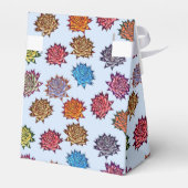 Ballotins Impression Rose pointillée, Modèle Floral Moderne (Arrière)