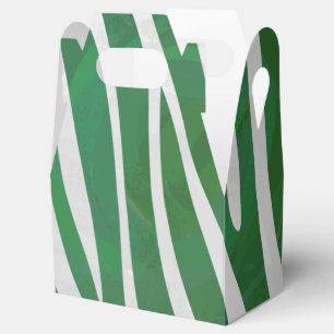 Ballotins Impression verte et blanche Zebra