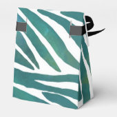 Ballotins Impression Zebra turquoise (Arrière)