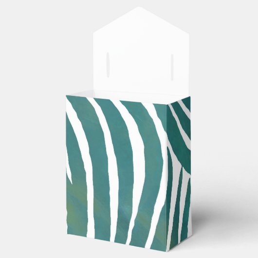 Ballotins Impression Zebra turquoise (Ouvert)