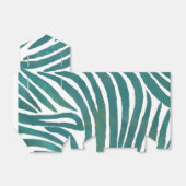 Ballotins Impression Zebra turquoise (Déplié)