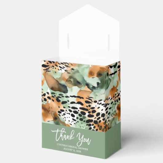 Ballotins Impressions de fourrure d'animaux de safari motifs (Ouvert)