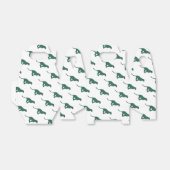 Ballotins Imprimé brun et sarcelle léopard (Déplié)