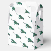 Ballotins Imprimé brun et sarcelle léopard (Ouvert)