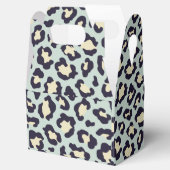 Ballotins imprimé turquoise Leopard (Ouvert)